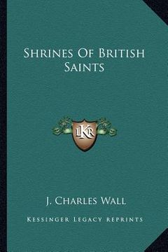 portada shrines of british saints (en Inglés)