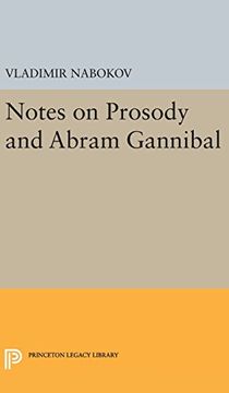 portada Notes on Prosody and Abram Gannibal (Bollingen Series (General)) (en Inglés)