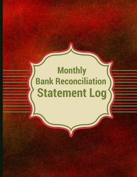 portada Monthly Bank Reconciliation Statement Log (in English)