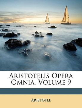 portada Aristotelis Opera Omnia, Volume 9