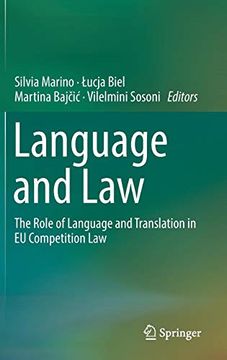 portada Language and Law: The Role of Language and Translation in eu Competition law (in English)