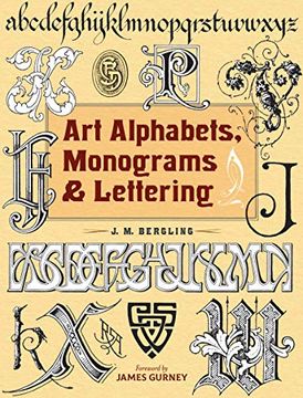 portada Art Alphabets, Monograms, and Lettering (Dover art Instruction) (en Inglés)