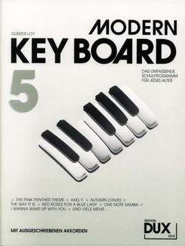 portada Modern Keyboard 5: Das umfassende Schulwerk für jedes Alter mit ausgeschriebenen Akkorden