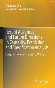 portada causality, prediction and specification analysis (en Inglés)