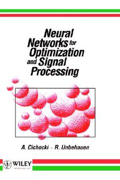 portada neural networks for optimization and signal processing (en Inglés)