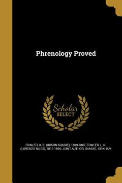 portada Phrenology Proved (en Inglés)
