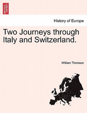 portada two journeys through italy and switzerland.