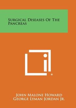 portada Surgical Diseases of the Pancreas (in English)