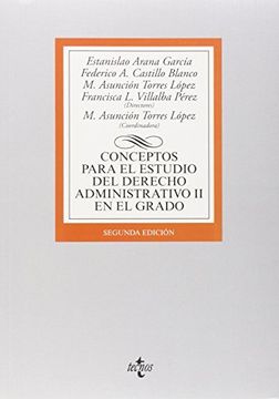 portada Conceptos Para El Estudio Del Derecho Administrativo Ii En El Grado (derecho - Biblioteca Universitaria De Editorial Tecnos)
