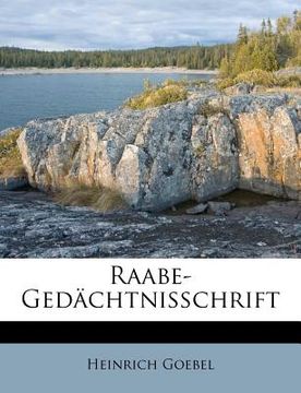 portada Raabe-Gedachtnisschrift (in German)