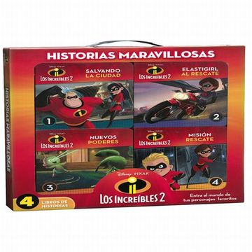 portada Historias Maravillosas los Increibles 2 Disnep Pixar (in Spanish)