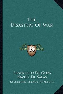 portada the disasters of war (en Inglés)