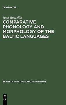portada Comparative Phonology and Morphology of the Baltic Languages (Slavistic Printings and Reprintings) (en Inglés)