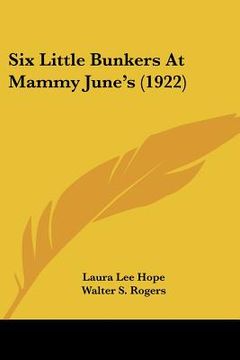 portada six little bunkers at mammy june's (1922) (in English)
