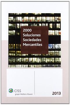 portada 2000 Soluciones Sociedades Mercantiles 2013 (in Spanish)