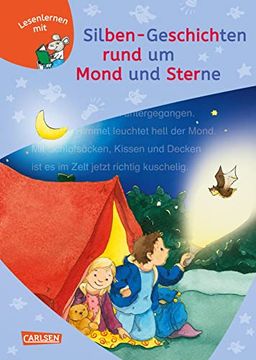 portada Lesemaus zum Lesenlernen Sammelbände: Silben-Geschichten Rund um Mond und Sterne: Extra Lesetraining? Lesetexte mit Farbiger Silbenmarkierung (en Alemán)