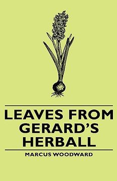 portada leaves from gerard's herball (en Inglés)