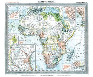 portada Historische Karte: Afrika, 1890 (Plano) (in German)