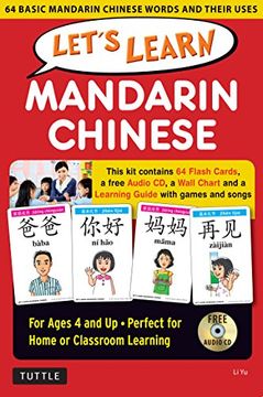 portada Let's Learn Mandarin Chinese Kit: 64 Basic Mandarin Chinese Words and Their Uses (Flashcards, Audio cd, Games & Songs, Learning Guide and Wall Chart) (in English)