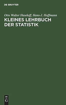 portada Kleines Lehrbuch der Statistik (en Alemán)