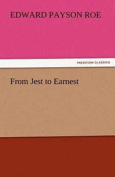 portada from jest to earnest (en Inglés)