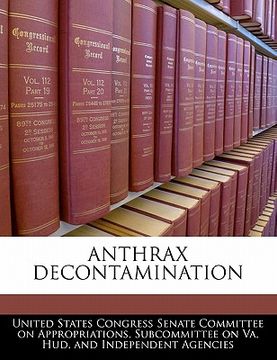 portada anthrax decontamination (en Inglés)