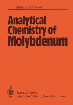 portada analytical chemistry of molybdenum