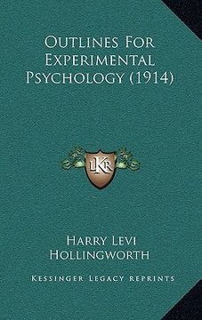 portada outlines for experimental psychology (1914)