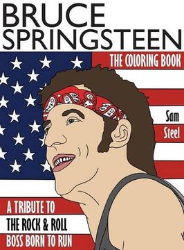 portada Bruce Springsteen: The Coloring Book: A Tribute to the Rock and Roll Boss Born to Run