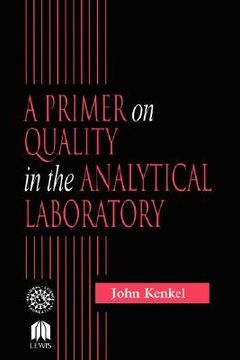 portada a primer on quality in the analytical laboratory (in English)