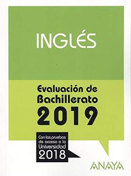portada Eval. Bach. 2019. Ingles (Pruebas Acceso Universidad) (in Spanish)