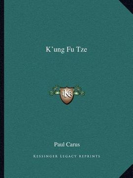 portada k'ung fu tze (in English)