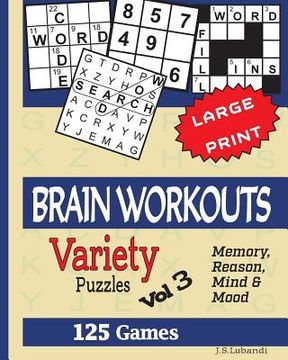 portada Brain Workouts (Variety) Puzzles Vol 3 