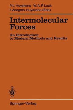 portada intermolecular forces: an introduction to modern methods and results (en Inglés)