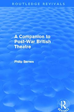 portada A Companion to Post-War British Theatre (Routledge Revivals) (en Inglés)