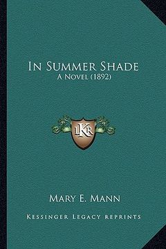 portada in summer shade: a novel (1892) (in English)