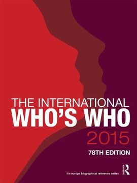 portada The International Who's Who 2015 (in English)