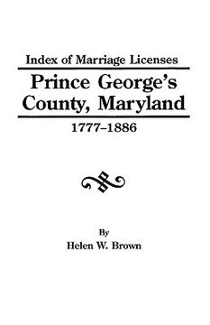 portada index pr.george's co.md 1777-1886 (en Inglés)
