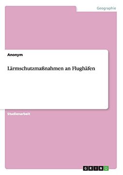 portada Lärmschutzmaßnahmen an Flughäfen (German Edition)
