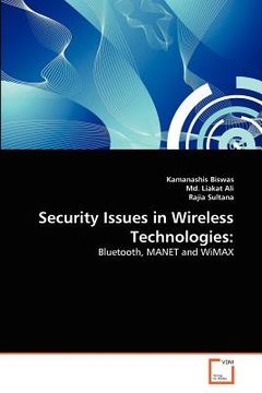 portada security issues in wireless technologies (en Inglés)