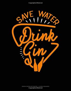 MoonWorks Turnbeutel – Save Water Drink Gin – Kult-Gymbag Aus Baumwolle