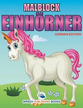 portada Malblock Einhörner (German Edition) (in German)