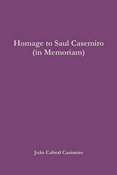 portada Homage to Saul Casemiro (in Memoriam) (in Portuguese)