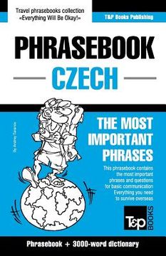 portada English-Czech phrasebook and 3000-word topical vocabulary (in English)