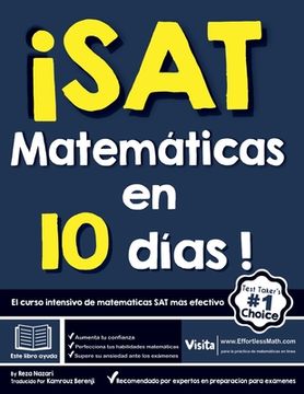 portada SAT Matemáticasen 10 días: El curso intensivo de matemáticas SAT más efectivo