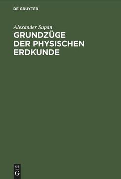 portada Grundzüge der Physischen Erdkunde (en Alemán)