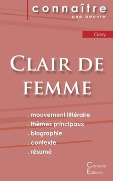 portada Fiche de lecture Clair de femme de Romain Gary: Analyse littéraire de référence et résumé complet (en Francés)