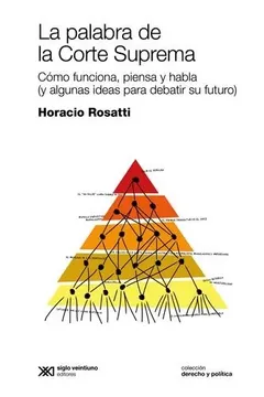 portada La Palabra de la Corte Suprema - Cómo Funciona, Piensa y Habla (y Algunas Ideas Para Debatir su Futuro) (in Spanish)