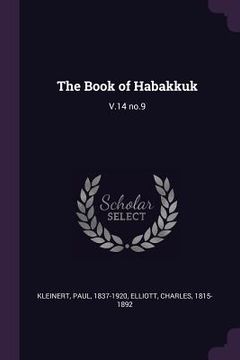 portada The Book of Habakkuk: V.14 no.9 (en Inglés)