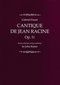 portada Cantique de Jean Racine (Classic Choral Works) 